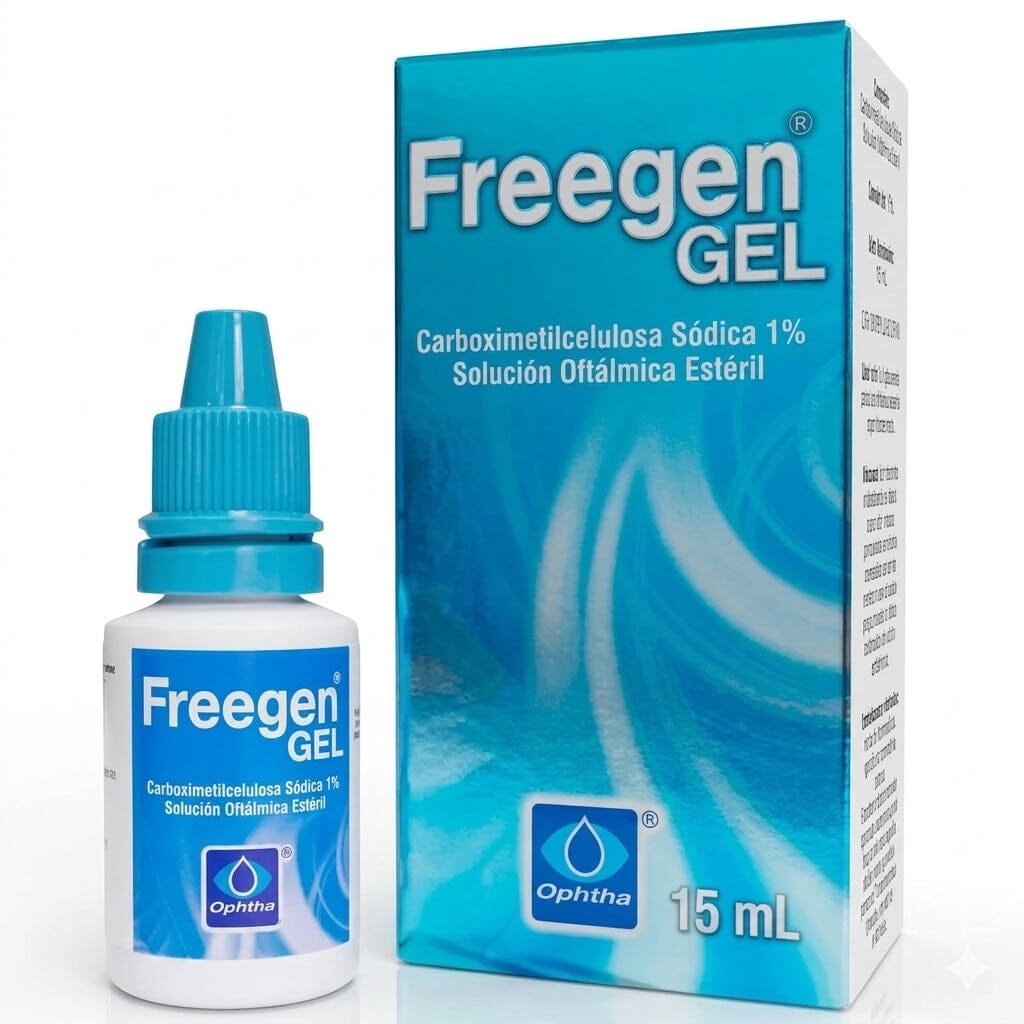Freegen Gel 1% Solución oftálmica 15 mL Farmex-Fonasa-Persistente